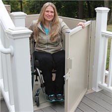 Macs PL50 Wheelchair Elevator vertical platform lift VPL