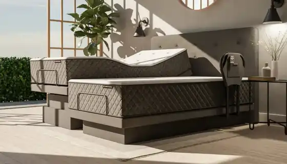 The Dawn House Bed with health monitoring and high-low features